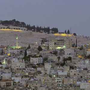 Ilta Jerusalemissa 2015 öljymäelle