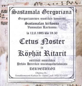 Kristuksen ristin ritarit saapuvat kotiin - Sastamalan kirkko ottaa heidät hymysuin vastaan.