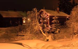 Jouluinen Harsun pihapiiri