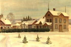 Harsun rakennusryhmä noin 1910