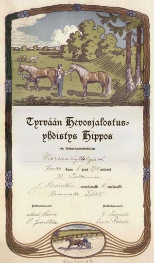 Tyrvään Hippoksen hieno taulu Tähti-warsalle