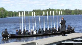 Kiikoslaisten 7-hankainen Sastamalan laiturissa