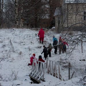 Ja tonttupolkua kotiin odottamaan Joulua