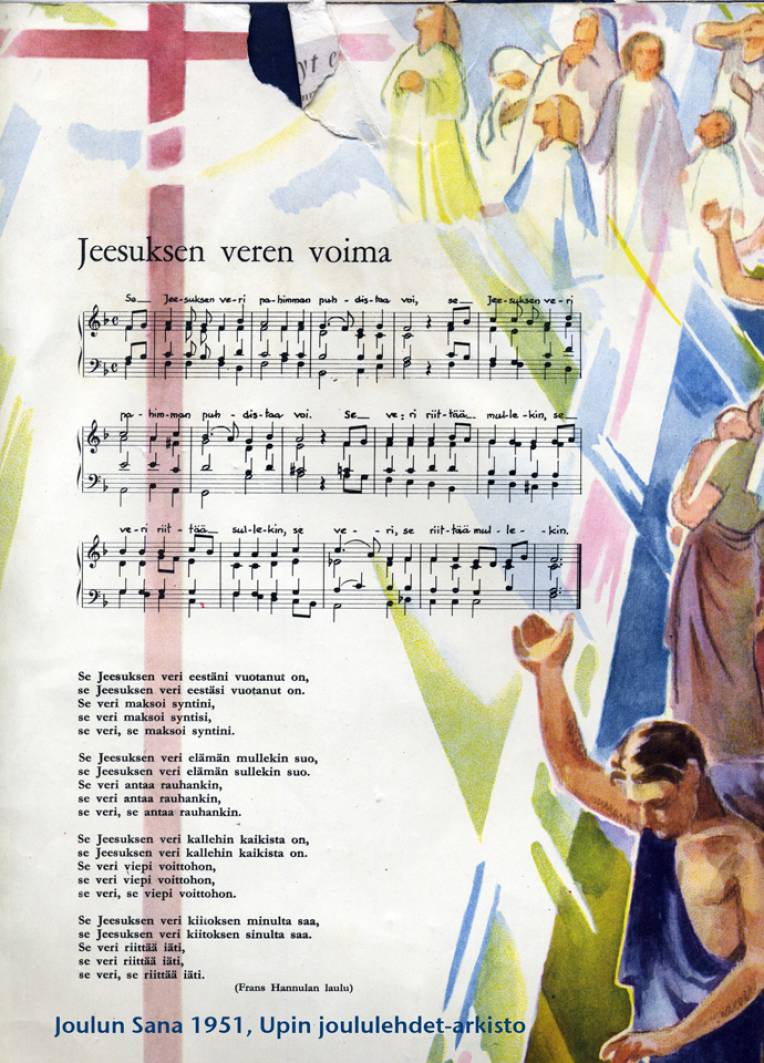 Joulun Sana 1951 sisälsi K.E.Rinnettä ja Frans Hannulaa